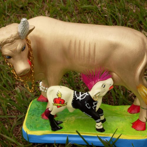 Cow Parede - pintura sobre gesso