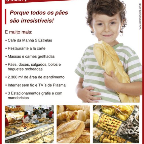 Anúncio padaria Cepam - Campanha em jornal