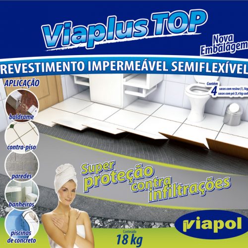Nova embalagem Viaplus - Viapol